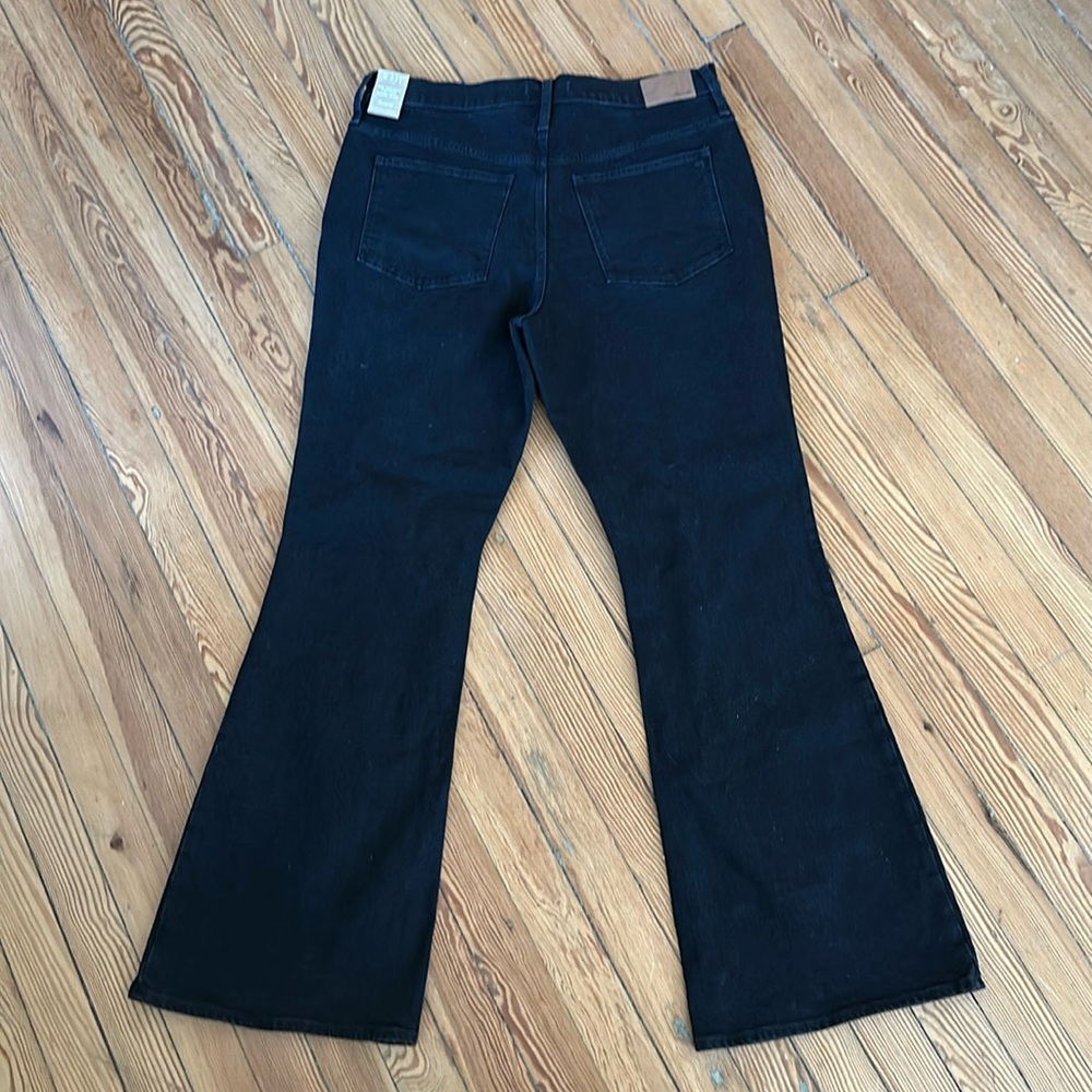 Women's Black Flared Jeans